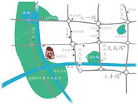 苏堤杭城 交通图