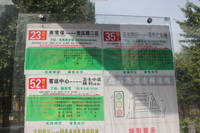 华大国际中心 公交站牌