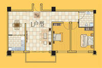 雄州8號2室2厅1卫户型图
