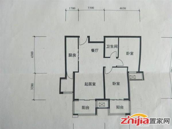 盛世长安 2200元 2室2厅1卫 精装,环境幽静,居住舒适