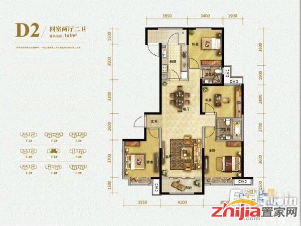 体育大街保利花园 豪装四室 品牌家电实木家具全包
