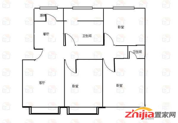 花园小区询盘急售,宋营花园 89万 3室2厅2卫 普通装修!