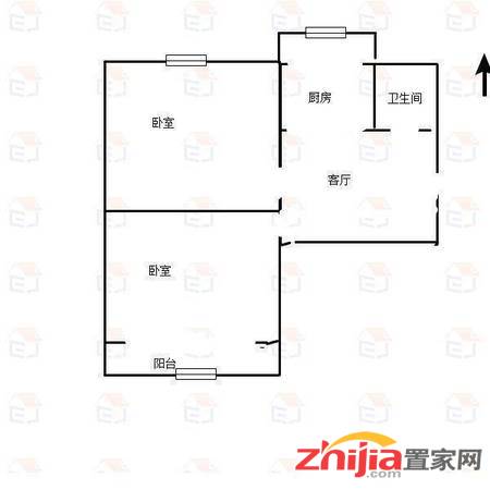 庄伙小区 99万 2室1厅1卫 精装修,不买真亏急售!