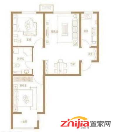 翰墨儒林 2室2厅1卫 豪装 家具家电齐全 干净整洁 4