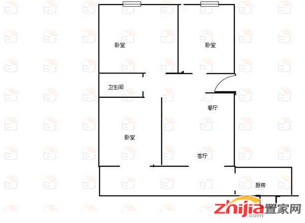 槐安路沿线 海龙花园东区一楼带院 三室两厅两卫 将装修