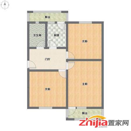长安区政府宿舍 1300元 3室1厅1卫 简装拎包入住