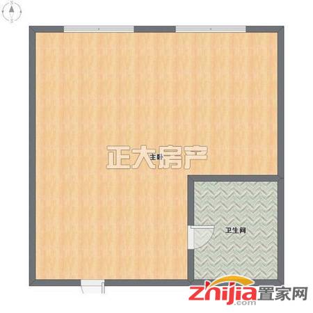 好房出租 世纪华茂 1室1厅1卫 精装 办公住家都可