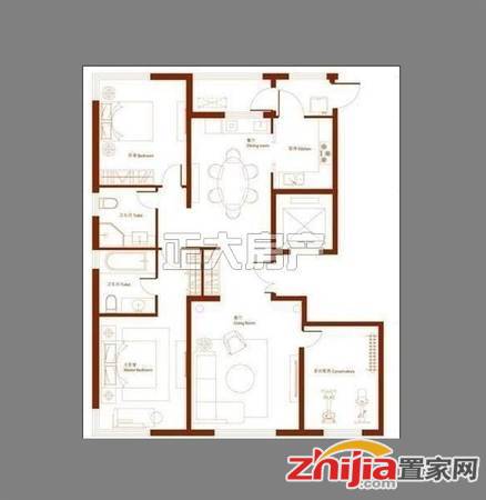 好房出租 中央悦城 3室2厅2卫 豪装 拎包入住 干净整洁
