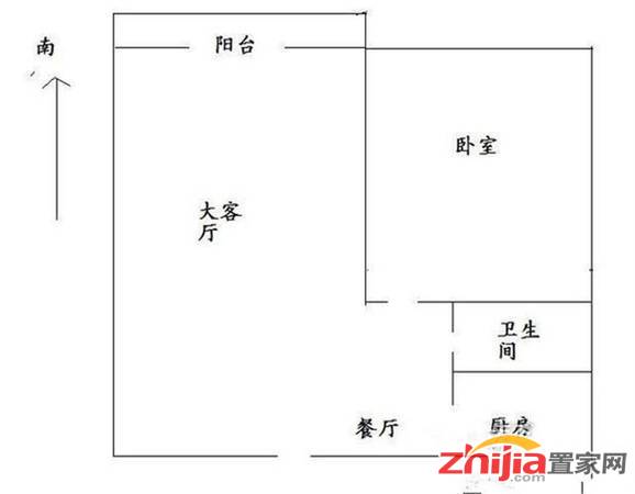 远见小区 1800元 1室1厅1卫 精装 拎包入住 干净整洁
