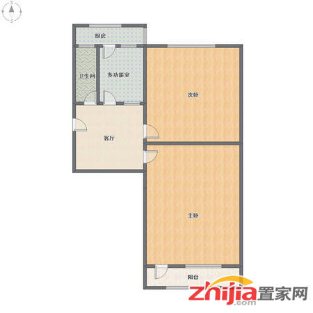 拎包入住 干净整洁 裕东小区 2室1厅 实景照片