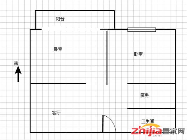 急售精装小两室 无税 首付23万 想象国际小學 海世界地鉄旁
