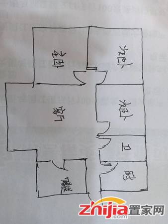 火炬广场旁,精装三赠一室户型,南北通透,户型方正,海世界商圈