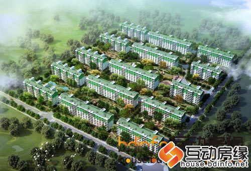 明雅新城鸟瞰图