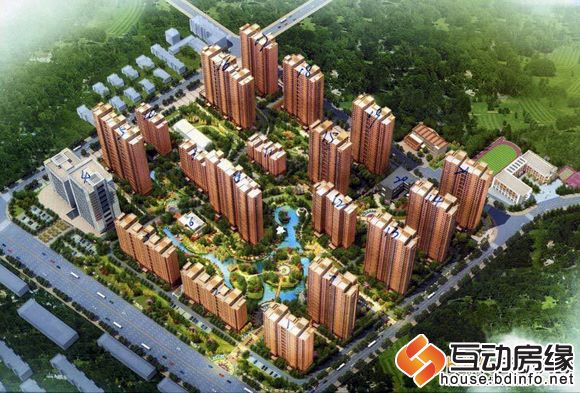 上湖名郡 鸟瞰图