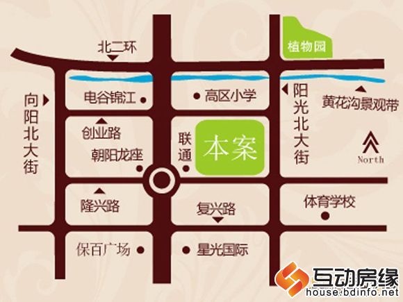 绿都皇城区位图