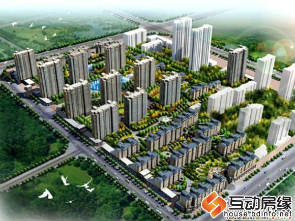 绿都皇城鸟瞰图