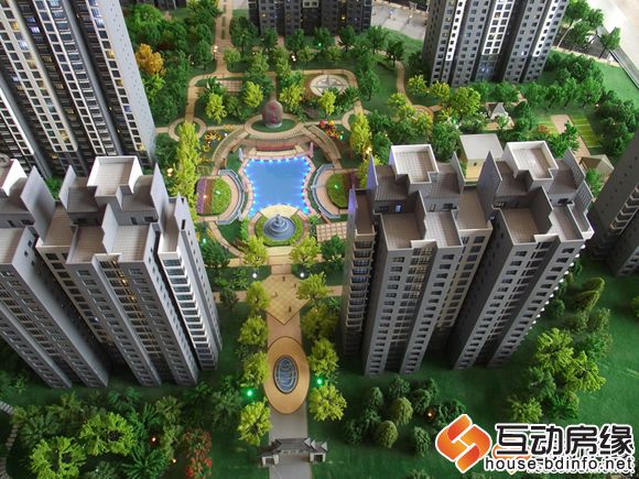 侯河铭品·尚江南 沙盘鸟瞰图