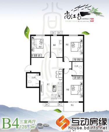 侯河铭品·尚江南 户型图