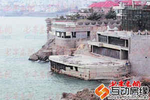 海边建别墅“胖”了数倍 现场有专人和大型犬看守