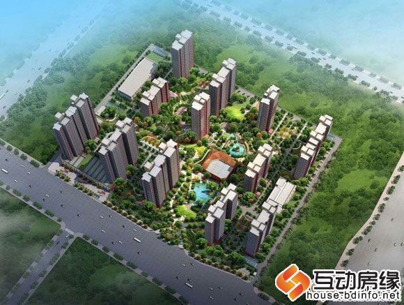 华中国宅华园效果图