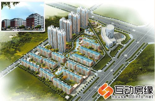 图为博鑫青年城效果图
