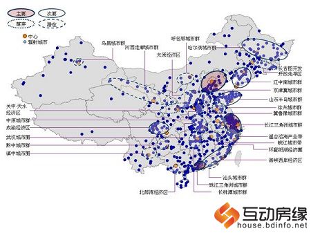 石家庄主要城市圈分布图