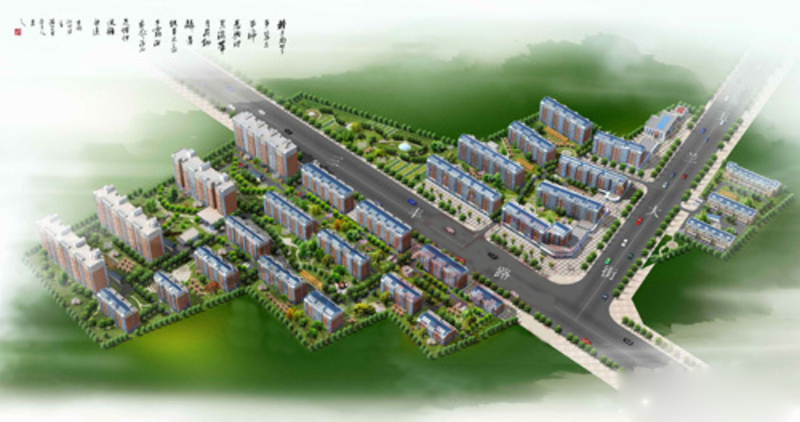 保定隶都景苑项目组图