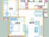 1-A 2室2厅1卫 91.99平米