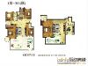 香江东湖印象 户型图 1层-B1 5室3厅3卫 85.96平米