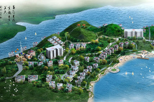 保定龙潭湖凤凰山庄项目组图