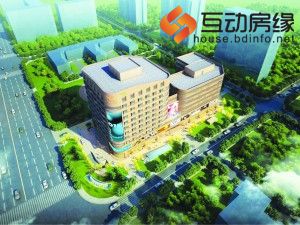 西大园片区阳光大厦综合体鸟瞰图
