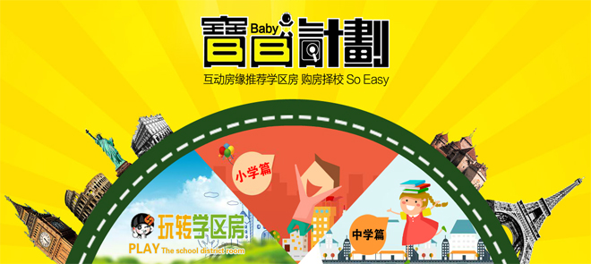 宝贝计划 互动房缘网推荐学区房 购房择校So Easy