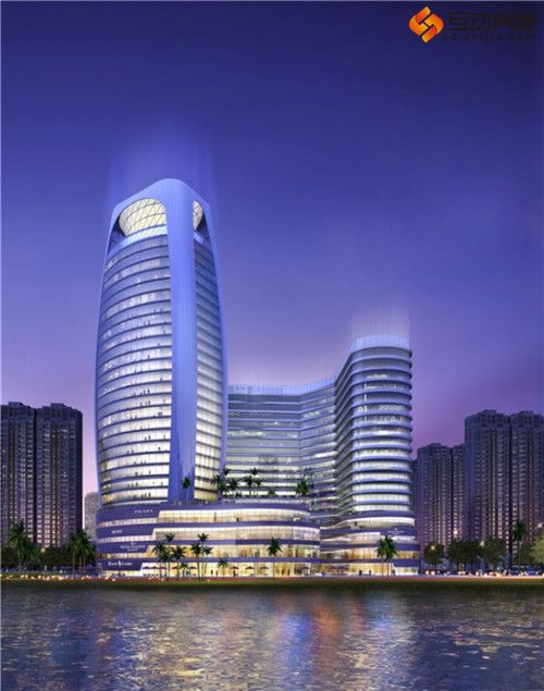 提供宝马试驾 双子座湖景商务花园,保定财富地标建筑,定制化湖景