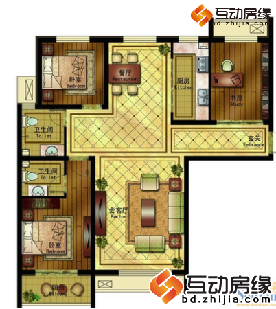 清山公爵城大三室南北通透户型可贷款50万明年交工超低价出售