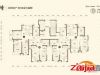 美的城·誉峰22#楼1单元6-24层平面图