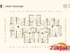 美的城·誉峰27#楼1单元6-23层平面图