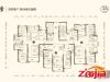 美的城·誉峰23#楼2单元6-23层平面图