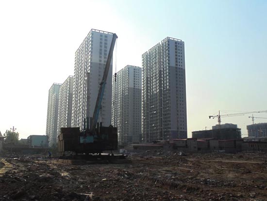 万达公馆打桩即将完成 目前接受咨询中