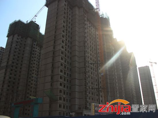 赵都新城17号地块 月底即可封顶