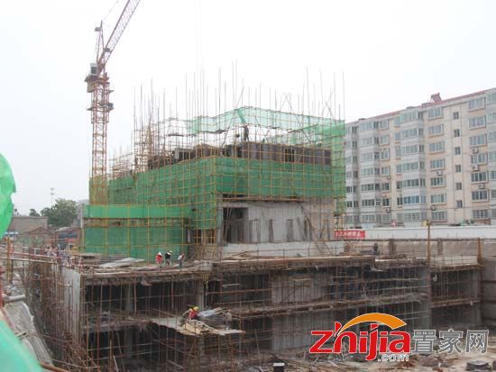 宜家花园6号楼出地面3层 5号楼现已出地面