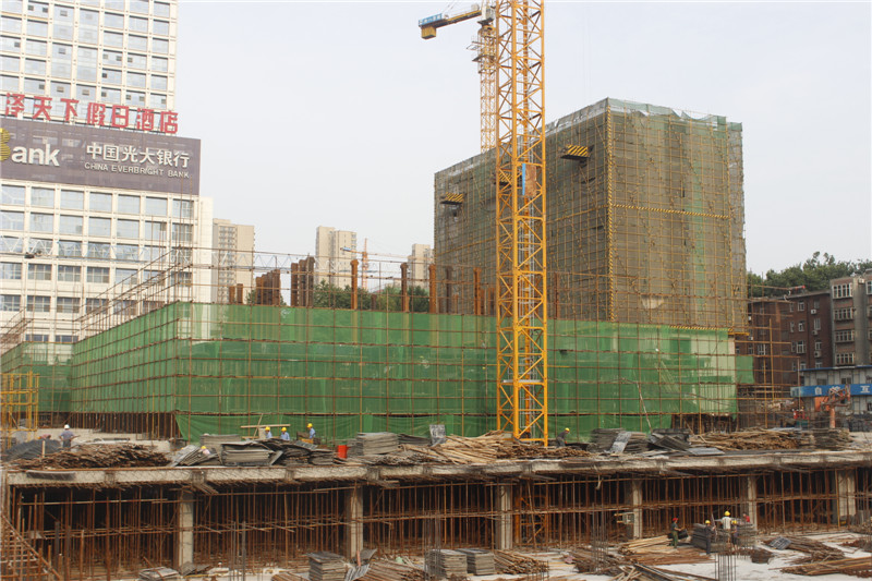 融通国际商业东部即将出地面 住宅盖至8层