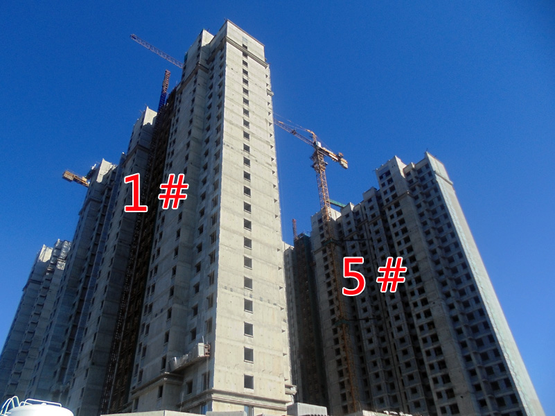 远洋新兴公馆所有楼体均已封顶 正在内部分隔作业