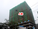 和平新世界广场工程进度神速 A、B座现已盖至15层