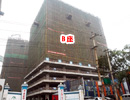 和平新世界广场A、B两座正火热施工 现已盖至18层