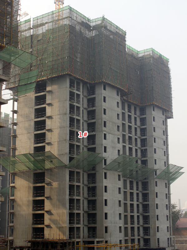 卓冠美景城打造精品住宅6#楼一盖至16层