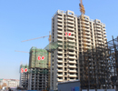 盛瑞华庭住宅项目施工神速楼体最高盖至16层