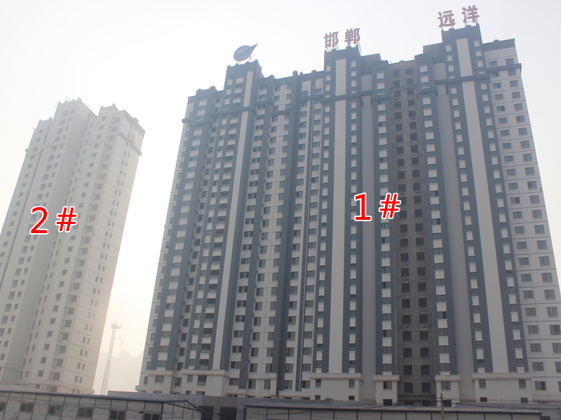 远洋新兴公馆进度极速前进 外立面装潢完成在即