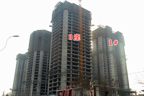 卓冠锦岸中心写字楼均已封顶 即将全面复工