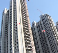 名仕公馆施工稳步推进现进行二次结构
