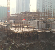兆通华苑施工进度抢先看 工程进度不停歇